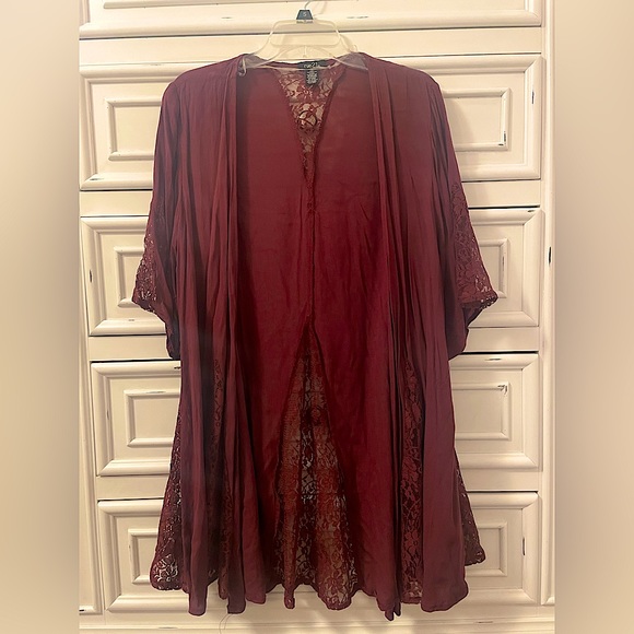 Rue21 Tops - Burgundy Cardigan